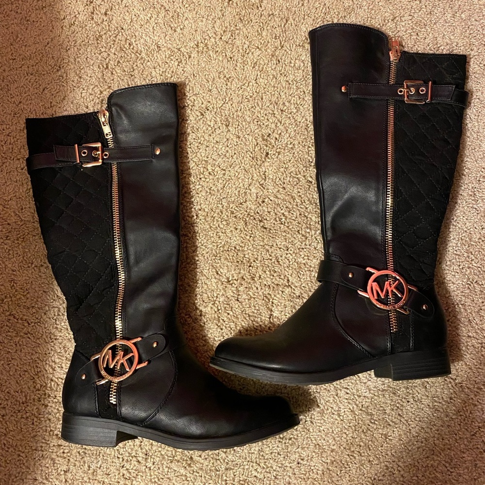 Michael Kors Black Riding Boots